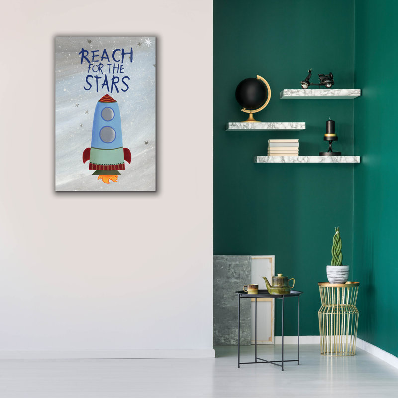 «Futur Space Explorer Collection B» par Regina Moore, art mural sur toile, H 40 po x l 26 po x P 1,5 po