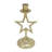 Margretha Metal Star Taper Candle Holder 
