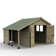 Timberdale 10 x 8 Dble Dr Apex Shed Ls
