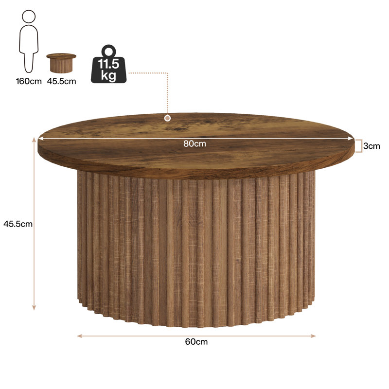 Pedestal Coffee Table