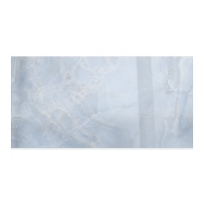 Onice Blue 24 in. x 24 in. Polished Porcelain Onyx Look Floor and Wall Tile (15.5 Sq. Ft./Case)