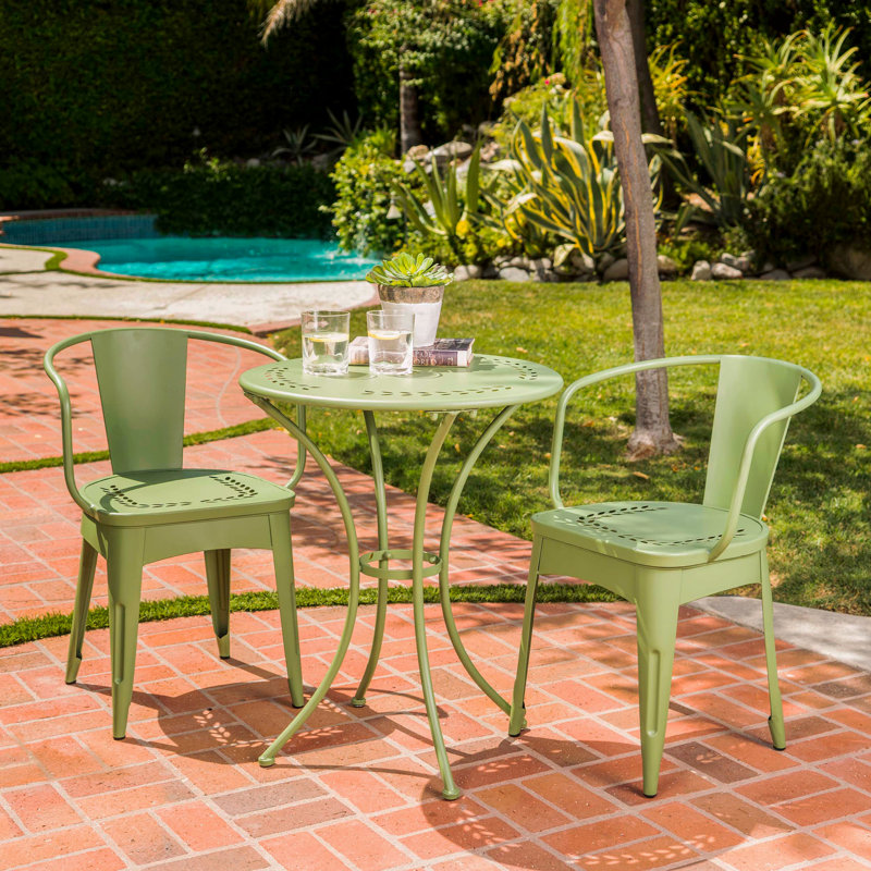 3-Piece Kd Metal Set, Green
