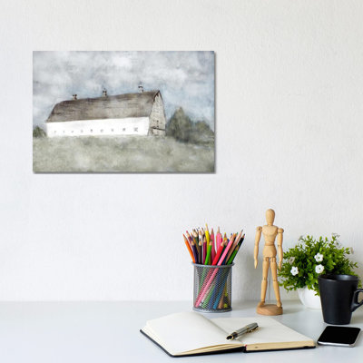 Prairie Barn by Katrina Jones - Wrapped Canvas Print