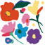Abstract Flower Wall Decal