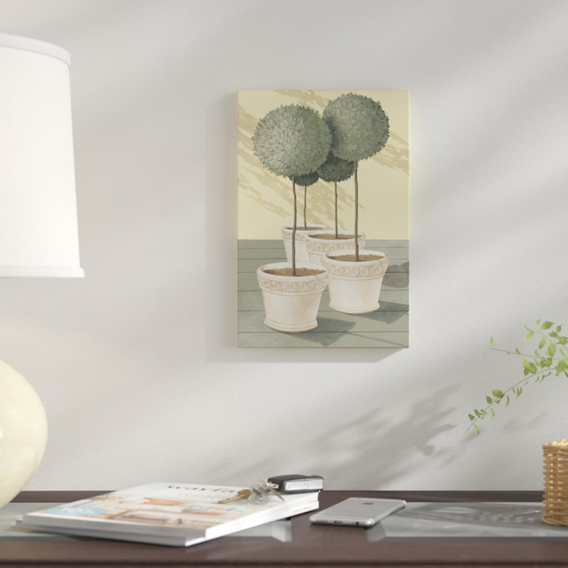 «Buxus» par Franz Heigi - reproduction d'art sur toile tendue, H 60 po x l 40po x P 1,5 po, Toile tendue, Pas de tapis