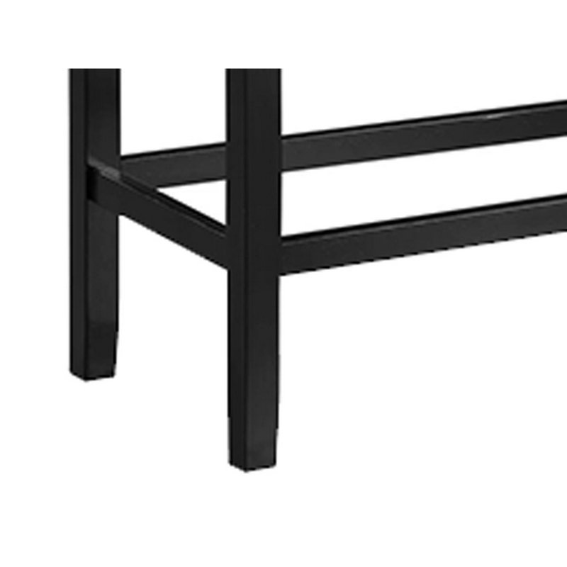 Banc rembourré en velours Jadell