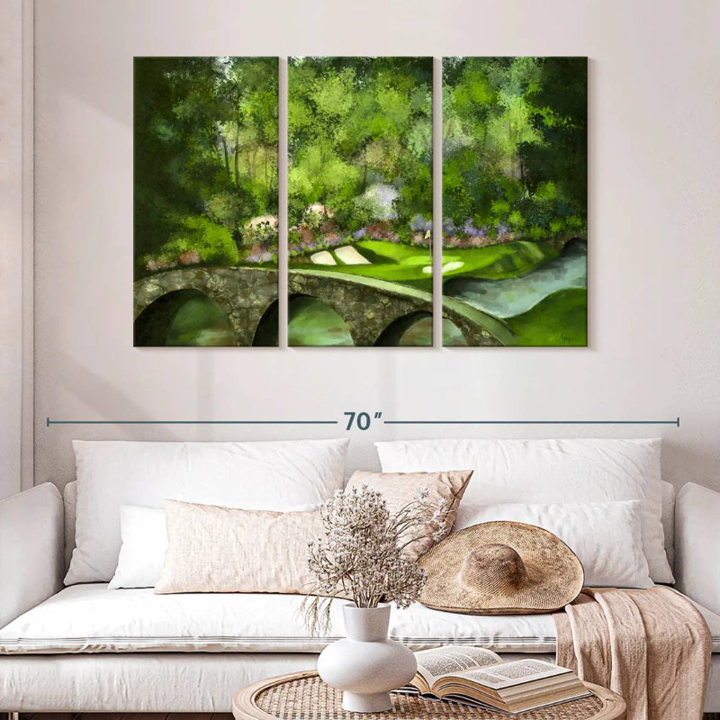 Sireci Amen Corner, 32" H x 50" W