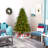 7' H Lighted Artificial Fir Christmas Tree