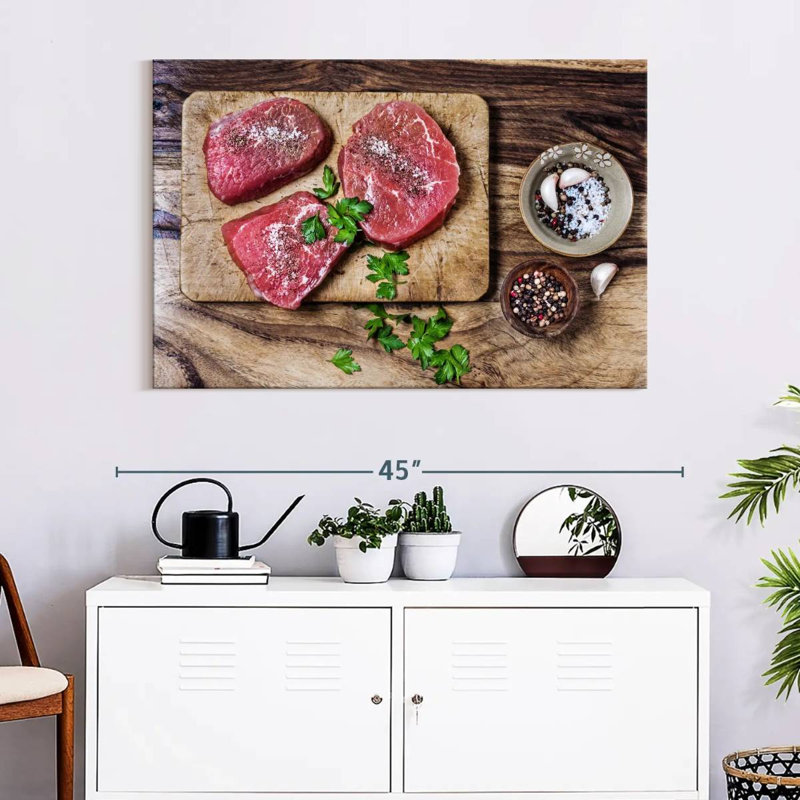 Yarlin Seasoned Beef Cuts, 26" H x 39" W