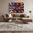 Hard Edge 5 Blue Canvas Wall Art-784556475