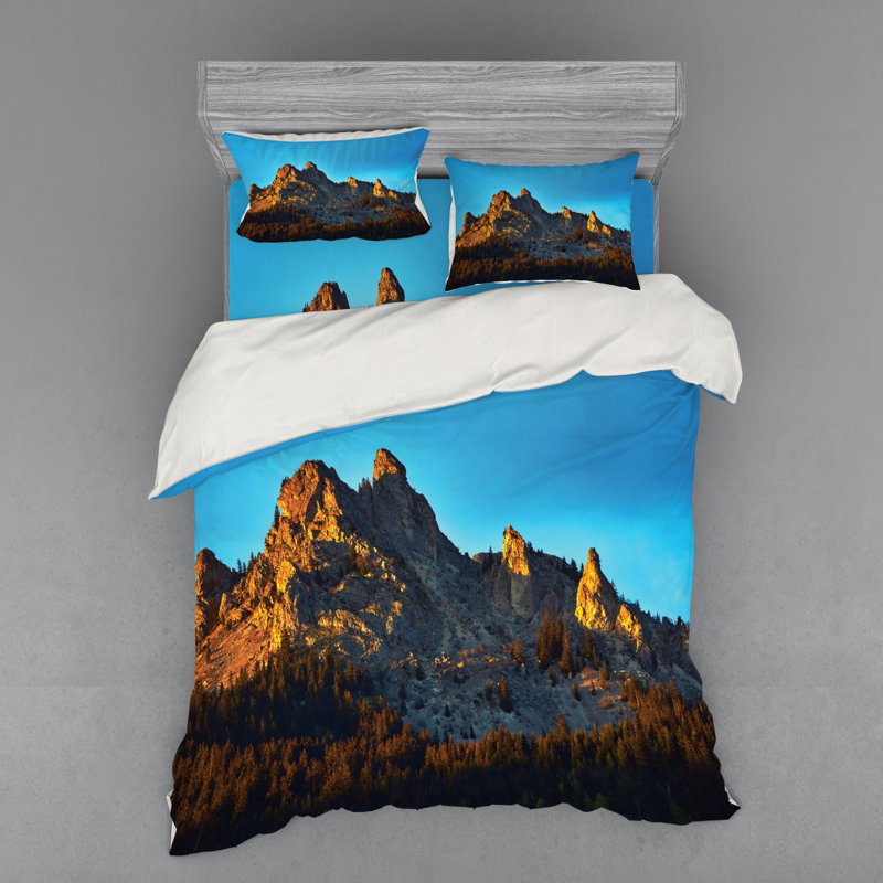 Rustic Polyester Duvet Cover, Queen Duvet Cover + 3 Additional Pieces