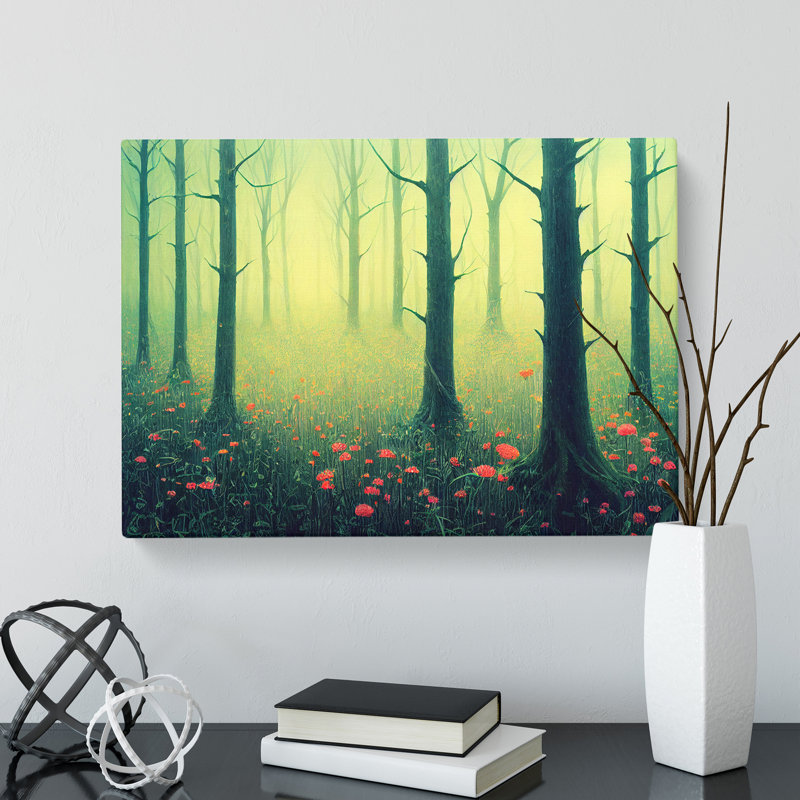 Fabulous Spring Forest - Wrapped Canvas, 35cm H x 50cm W x 3cm D