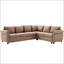 Canapé-lit modulaire en L spacieux avec lit escamotable, idéal pour la vie moderne et les solutions de sommeil confortables.