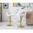 Kshaun Swivel Upholstered Adjustable Height Counter Stool with Metal Frame-732792997