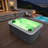 2-Person Plug & Play Acrylic Hot Tub with Ozonator, LED Lighting, Waterfall and Adjustable Jets, Charcoal Gray-120244719