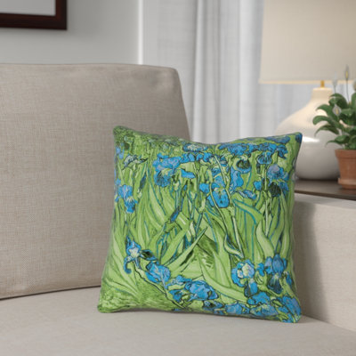 Housse de coussin carrée irises Morley