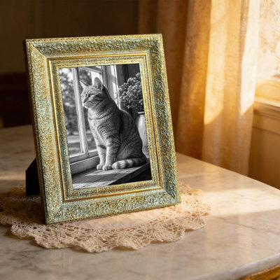 Cadre photo polyvalent doré antique 1 PC 5 po x 7 po avec tablettes