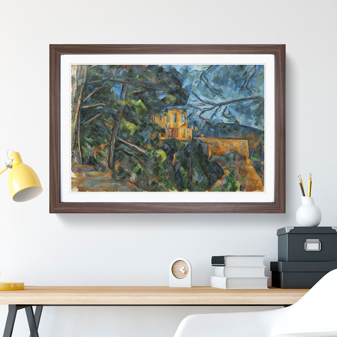 Chateau Noir by Paul Cezanne - Framed Print