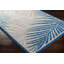 Tapis d'intérieur / extérieur bleu foncé / turquoise à motif floral Cedas-369764370
