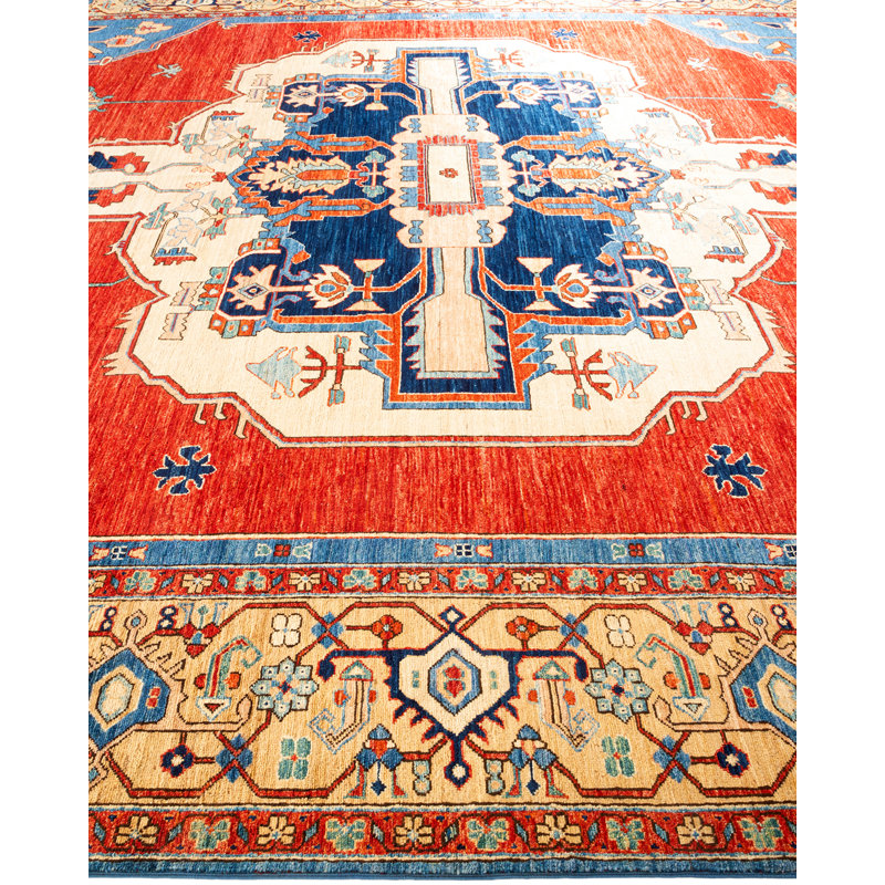 Serapi One-of-a-Kind 12' 2" X 15' 4" Hand Knotted Area Rug