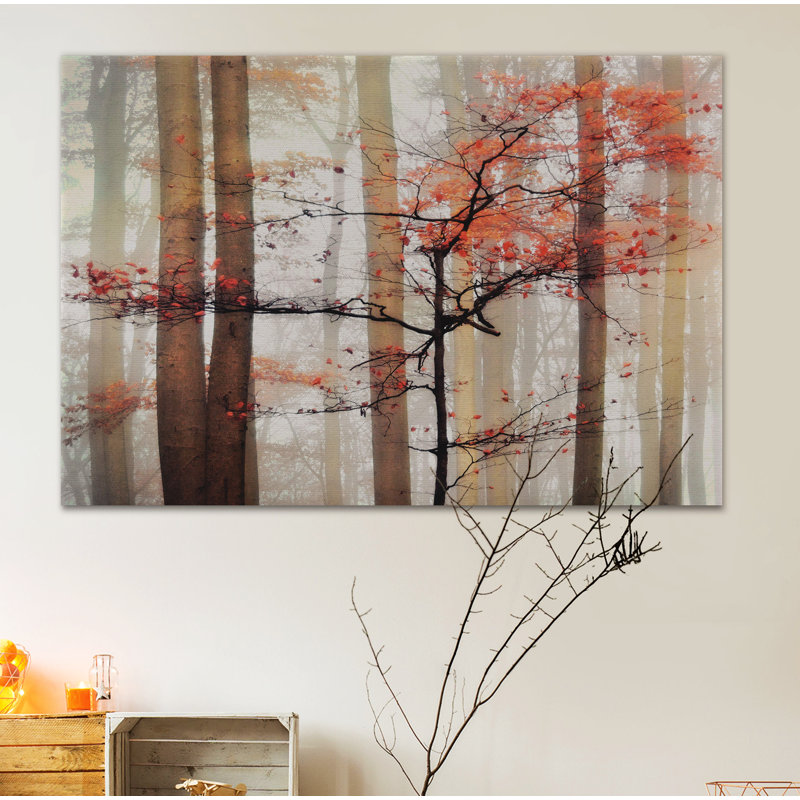 Benika Linen Landscape - impression sur toile tendue, H 32 po x l 48 po x P 1,5 po
