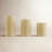 Lavish Home 3-Piece Battery Operated Candles Set - LED Flameless Candles Battery Operated with Remote