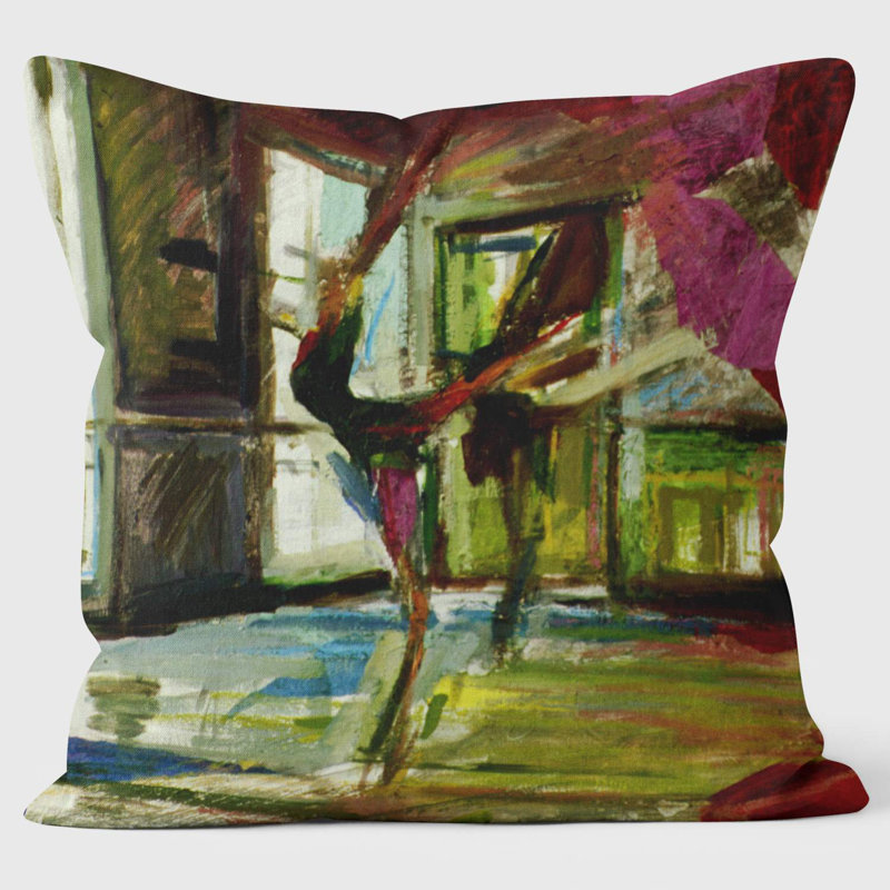 Arabesque Ballet Inspired Cushion - Charlotte Leadbeater