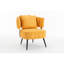 Chaises d'appoint à ressorts ensachés, chaise moderne en acier chenille pour la maison