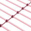 Lit superposé simple au-dessus de métal rose - une chambre moderne qui économise de l'espace, une fabrication solide pour la durabilité, un environnement de sommeil stable et silencieux, un escalier sécuritaire et silencieux, facile à assembler-485616773-485616772