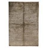 Hand Knotted Area Rug in Gold