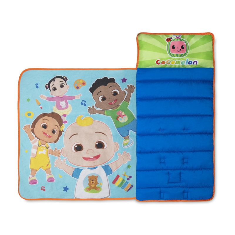 Tapis de sieste NoJo CoComelon JJ Playtime - bleu, vert, jaune