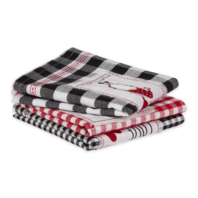 Cotton Checkered Jacquard Dish Cloth Kitchen Towel