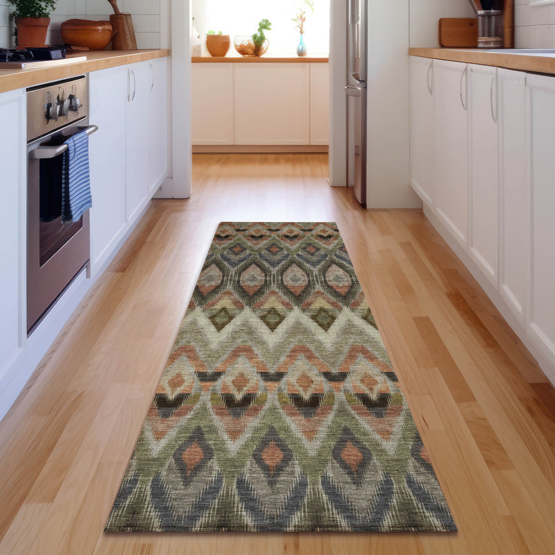 Premium Machine Washable Cerrito Taupe Rug, Runner 2'3" x 7'6"