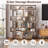 6-tier Storage Bookshelf S-shaped Geometric Bookcase With Anti-toppling Kits-1247895051
