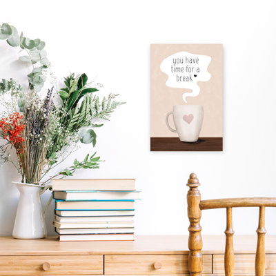 Cozy Break Mug Contemporary Wall Art