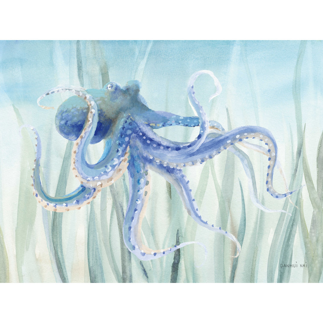 " Undersea Octopus Seaweed " by Danhui Nai Highland Dunes