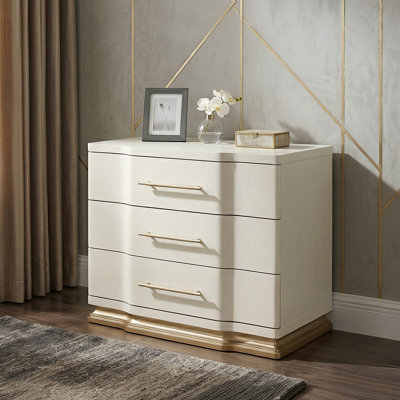 Table de chevet arène beige