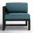 Smith Outdoor Left Arm Lounge Chair with Sunbrella Cushions-2119024211-2139381067