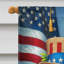 Drapeau «All American House»-112702494