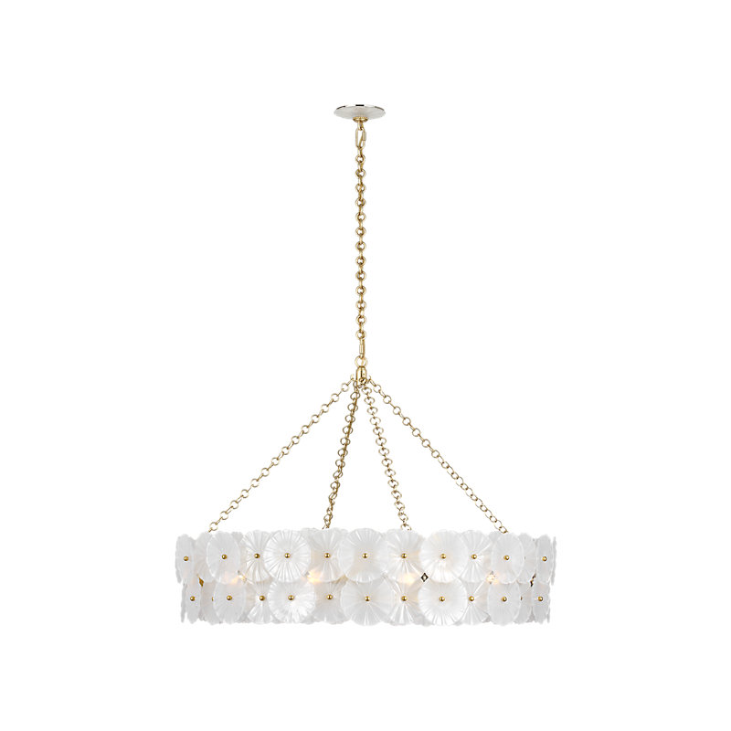 Julie Neill 12 - Light Chandelier, Gild