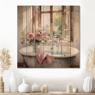 Heissen - Illustration murale en bois sur bois de pin naturel