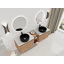Meuble-lavabo mural avec lavabo d'art en céramique-87584093-87584092