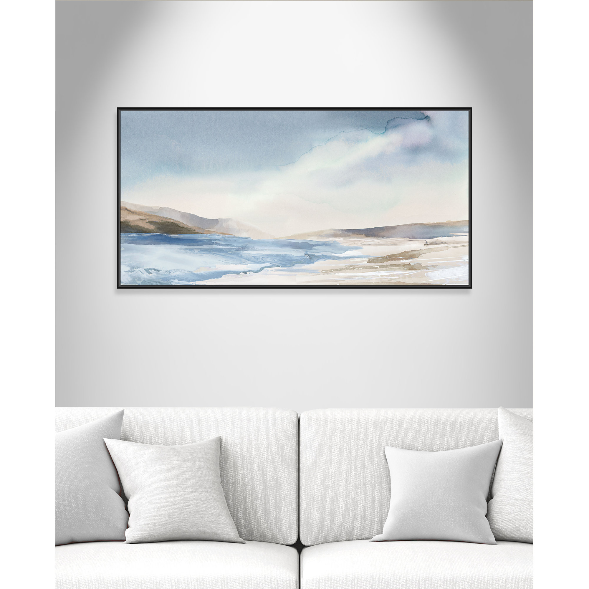 Mystic Shores Print by Mystic Shores, Black, 31.5" H x 61.5" W