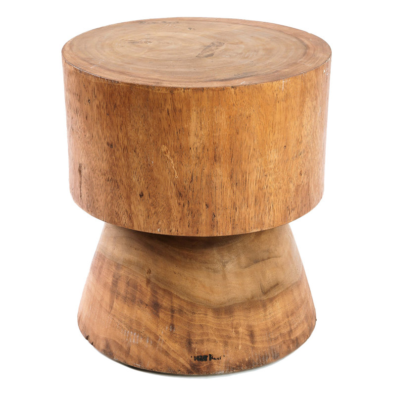 Jeddo Solid Wood Accent Stool
