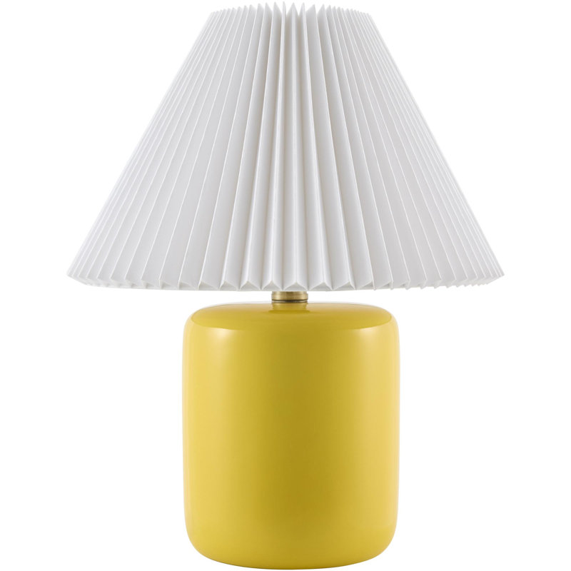 Lampe de table Allyannah, Jaune