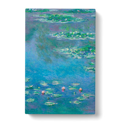 Water Lilies Lily Pond Vol.35 by Claude Monet - Wrapped Canvas Painting