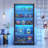 5-Tier Glass Display Cabinet with LED Lighting-2101799794