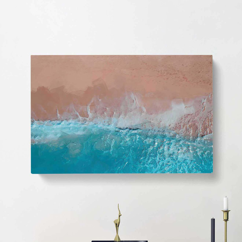 South Beach Miami Florida In Abstract - Wrapped Canvas, 35cm H x 50cm W x 3cm D