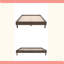 Lit plateforme en bois sans outils