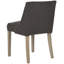 Maeda 46.48cm H Cotton Upholstered Side Chair in Grey